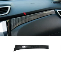 abs carbon fibre for nissan qashqai j11 rogue sport 2014 2020 accessories car central control panel strip cover trim car styling