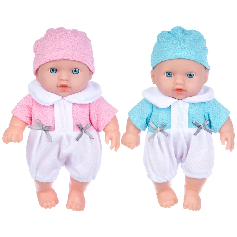 

Hot 20cm 2021 baby dolls silicone viny 8inch Reborn baby poupee boneca baby soft toy children gift