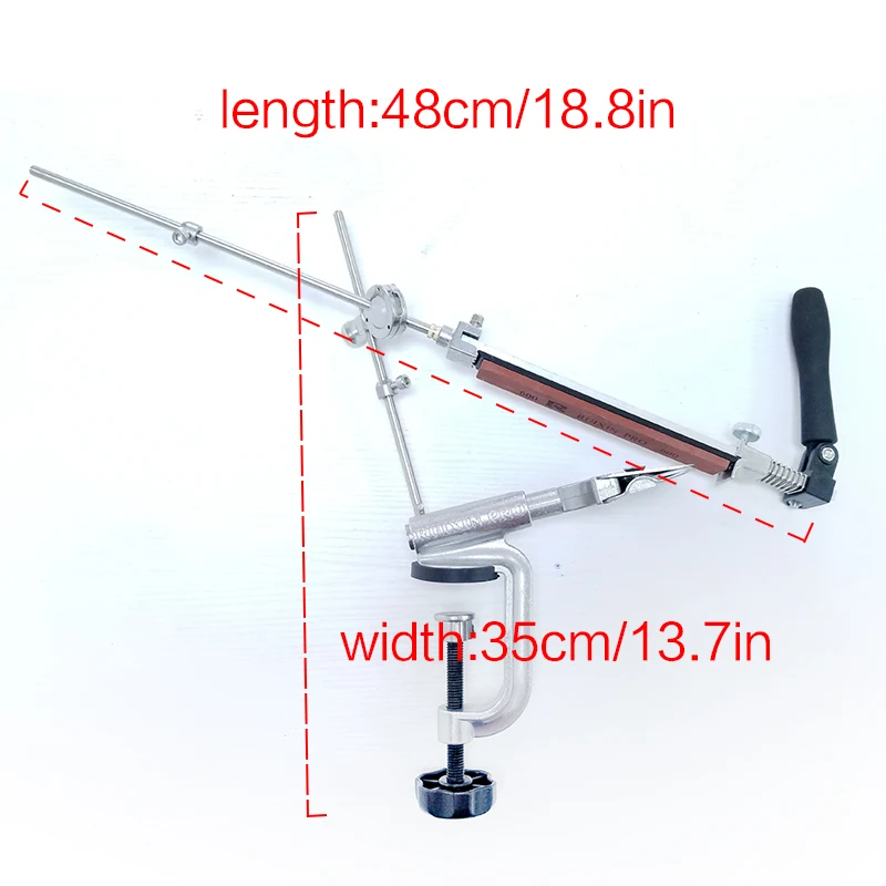 

Ruixin grinding machine professional angle knife sharpener polishing knife set with leather and stone