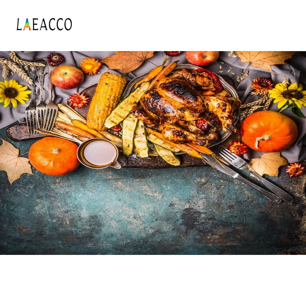 Laeacco День благодарения вечерние фотографии фоны индивидуальные турецкий постер