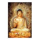 Статуя Будды, алмазная картина, религиозная, портретная, круглая, полная дрель, буддизм, сделай сам, мозаика, вышивка, 5D, вышивка крестиком, домашний декор, подарок