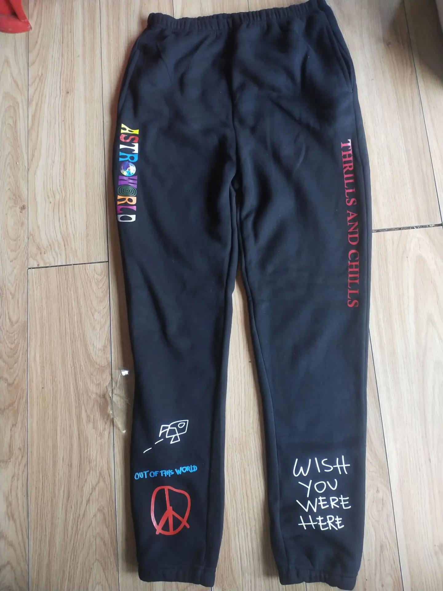 

ASTROWORLD New1.1 cotton Jogging Pants Men Sport Real shot Sweatpants Running Pants Pants Men Joggers Cotton Trackpants Hip hop