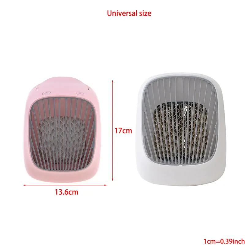 

Portable USB Air Conditioner Air Cooler Humidifier Purifier Light Air Cooling Fan for Office Home Desktop Table without Vane 5v