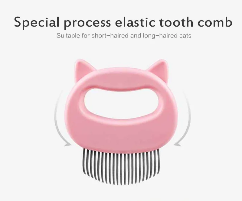 

Pet Massage Comb Grooming Hair Removal Shedding Cleaning Brush Pet Grooming Massage Tool To Remove Loose Hairs for Dogs Cats