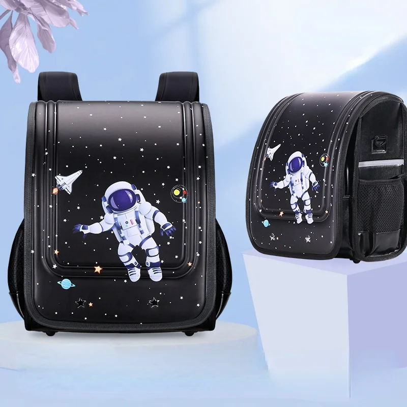 New Japanese Children School Bags for Boys Girls Cartoon Schoolbag Kids School Backpack Waterproof PU Book Bags Reflctive Design