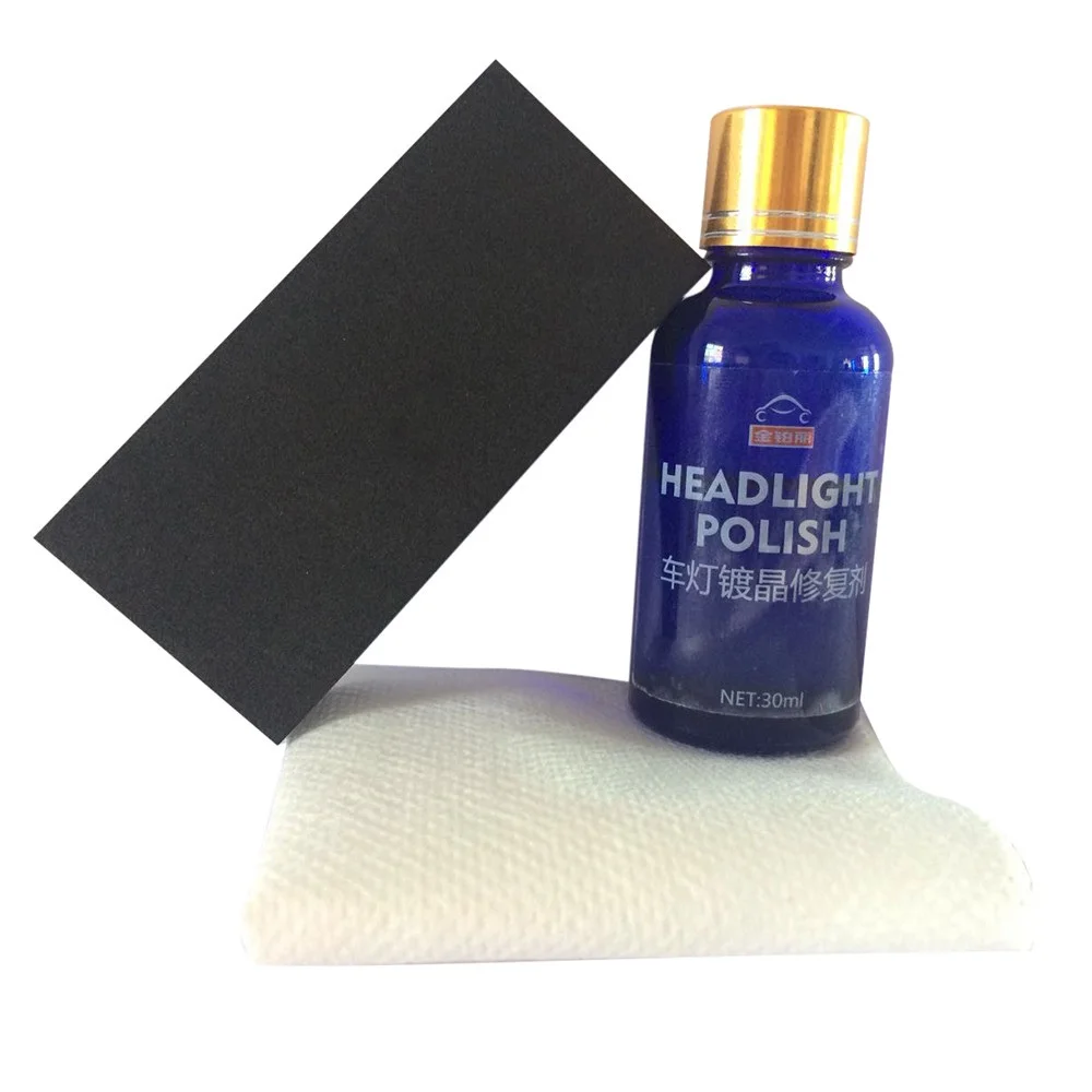 

Coating Headlight Polisher Lamp Renovation Repair Tools Kit 30ml Car Replacement Detailing Accessories Practical Useful