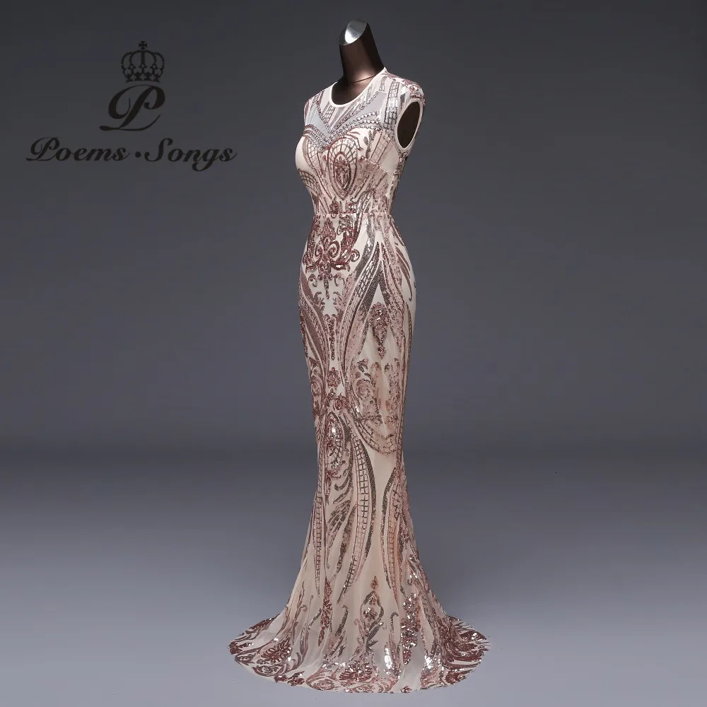 Стихи песни Новое Элегантное синее вечернее платье с блестками vestido de festa официальное вечернее платье длинное платье с блестками длинное платье для выпускного вечера