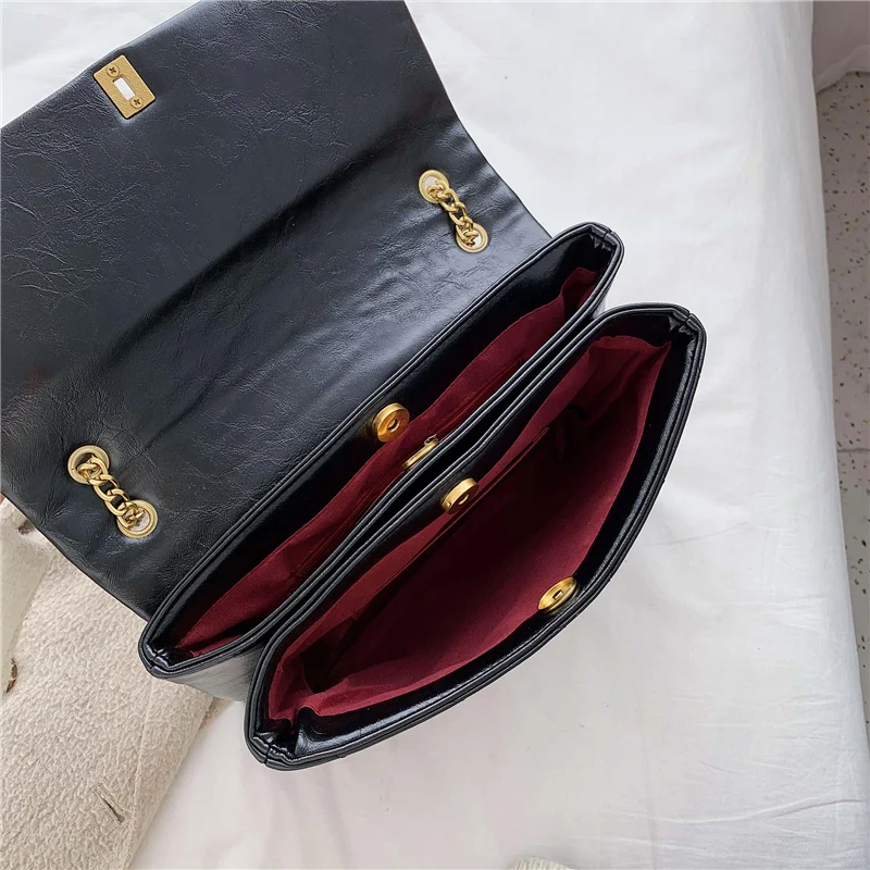 Известный бренд женская сумка Роскошная сумочка дизайнерская прошитая черная