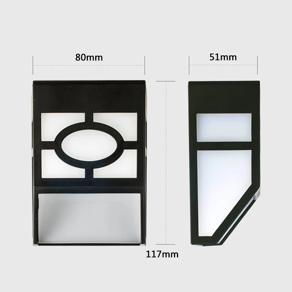 JLAPRIRA светильник ING солнечный настенный светодиодный 2 режима водонепроницаемый