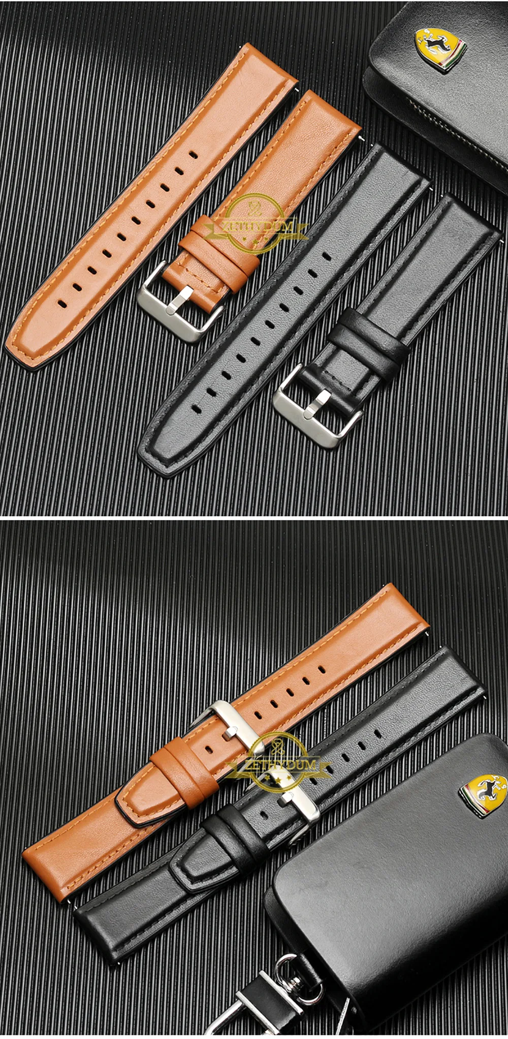 Ремешок из натуральной кожи и силикона для huawei Watch GT Watch 2pro Dream Magic watch ремешок 22 мм смарт-часы браслет