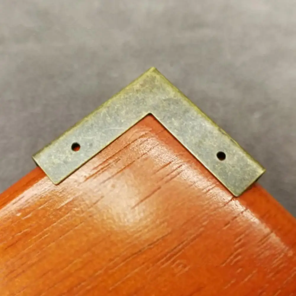 10 шт. античная бронза угловая китайская мебель аксессуары с медным покрытием