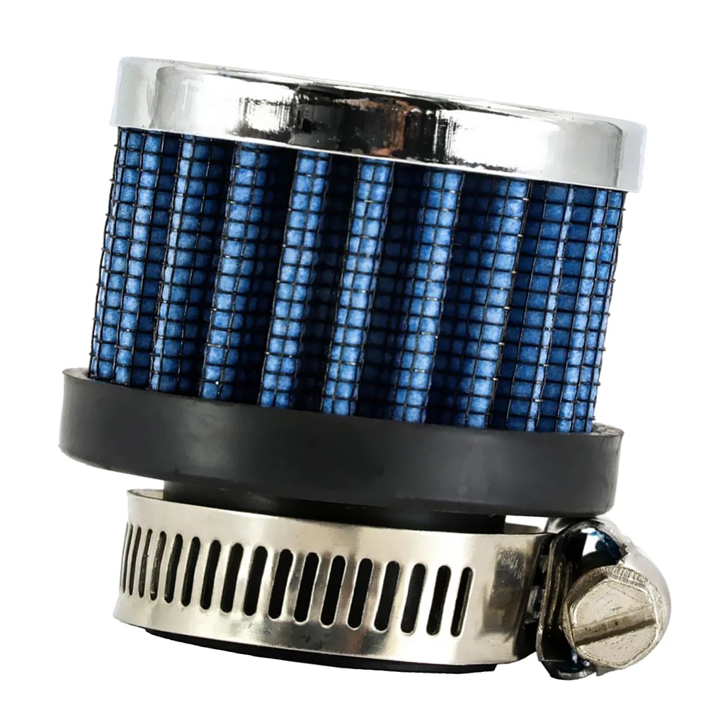 Blue 25mm Car Cold Air Intake Filter Cleaner Direct Replacement | Intakes Parts