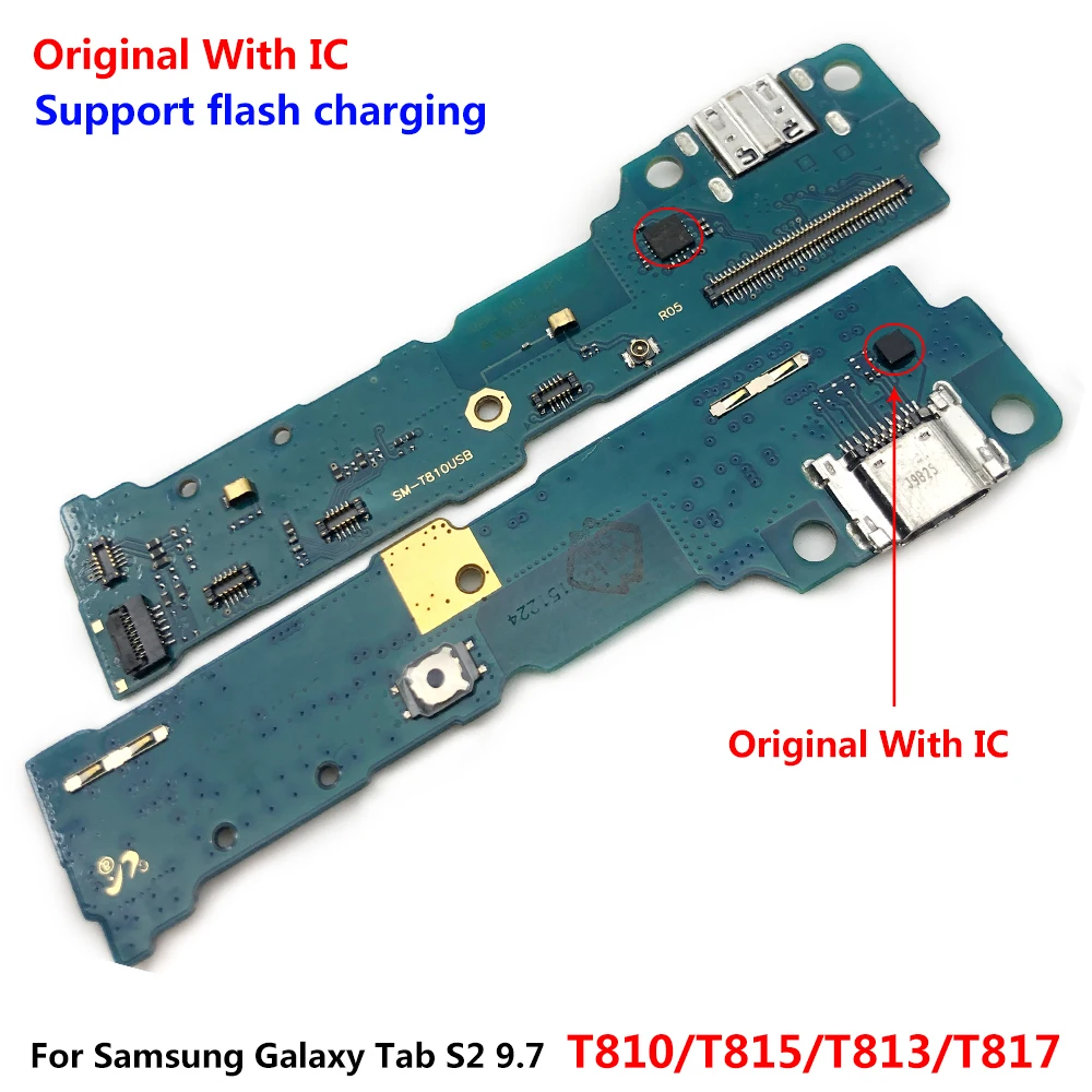 

10 шт./лот, USB-порт для зарядки, микрофон, док-разъем, плата, гибкий кабель для Samsung Galaxy Tab S2 9,7 T810 T813 T815 T817 T819