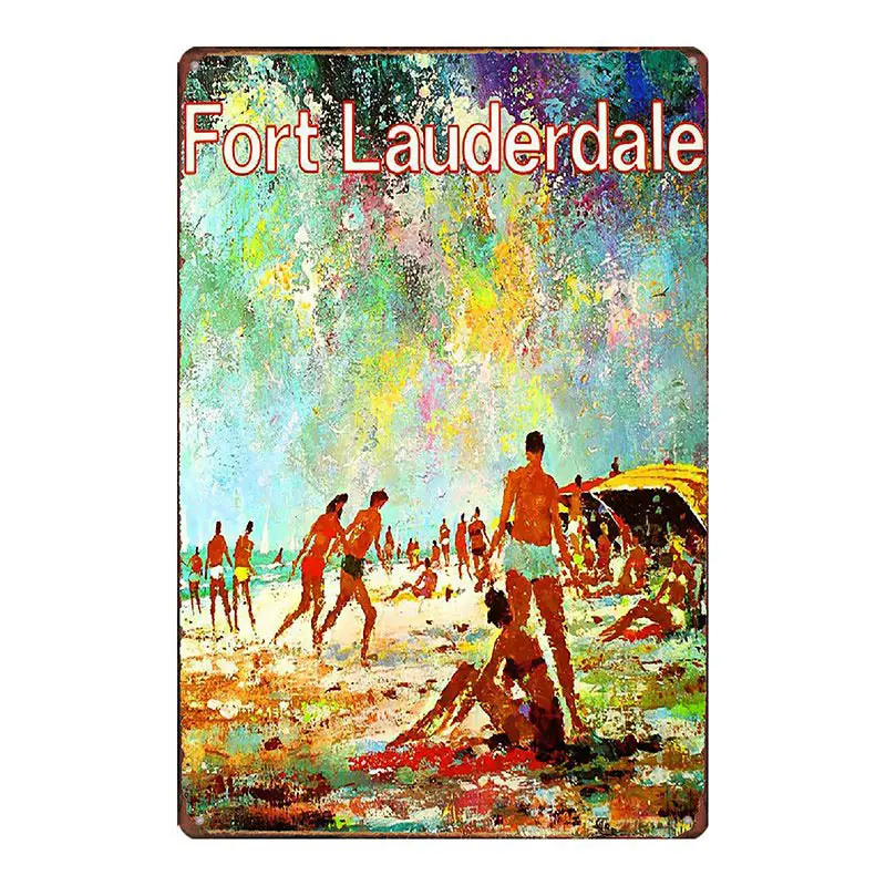 Cuba Retro Tin Sign Shabby Chic Metal Plates For Wall Home Craft Cafe Music Bar Decoration Poster DU2423A | Дом и сад