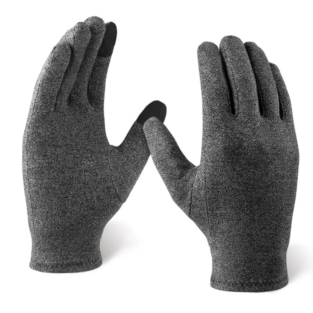 

2pcs Elastic Touch Screen Compression Gloves Hand Arthritis Pain Relief Therapy Mittens Winter Sports Thermal Gloves