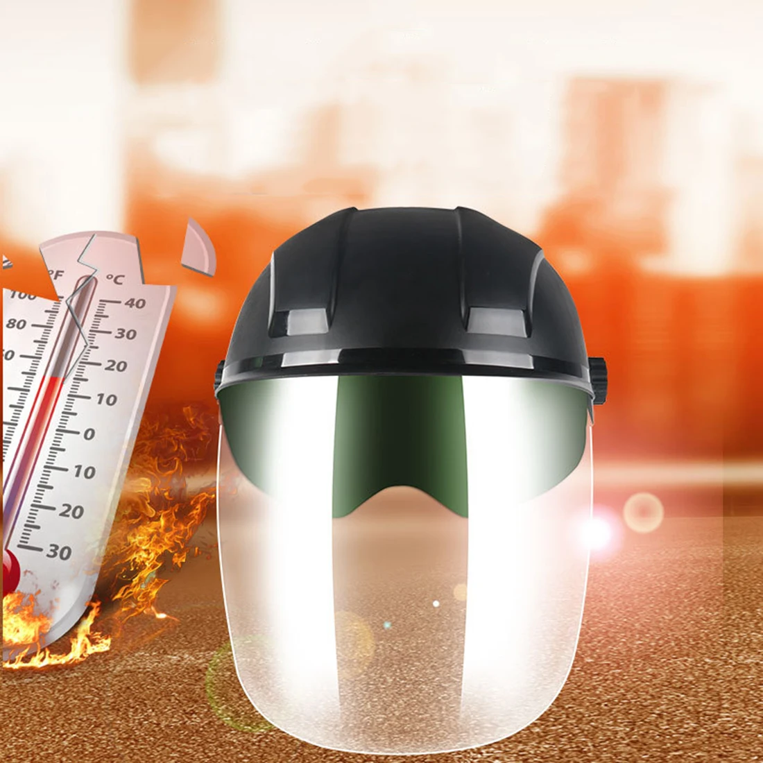 Портативный сварочный шлем с двойным экраном Сварочная линза для сварки TIG