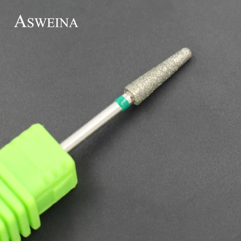 ASWEINA/1 шт. алмазные шлифовальные заусенцы для ногтей, кутикулы, сверло для удаления омертвевшей кожи, аппарат для маникюра, инструмент для ногтей