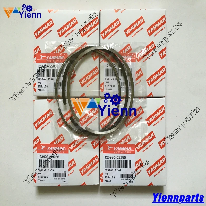 Запасные части для Yanmar 4TNE106 4TNE106T Overhual комплект замены двигателя Gehl 7600 7800