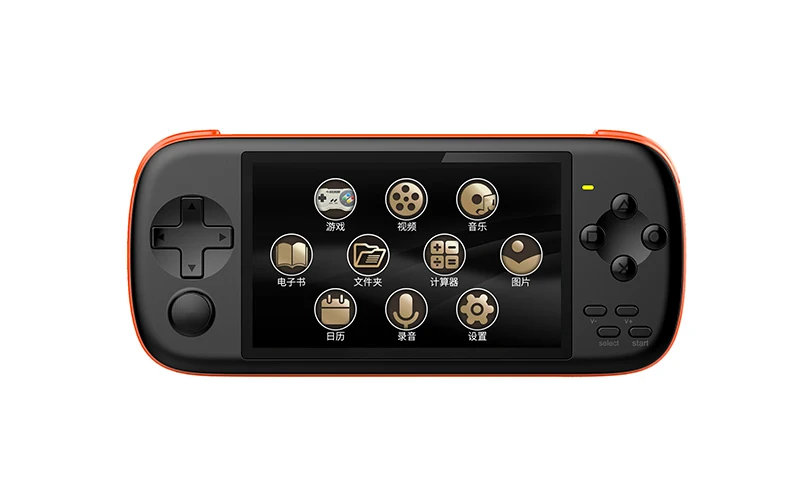 Игровая консоль Powkiddy J6 В Стиле Ретро 4 3 дюйма IPS HD Tela 16 Гб MAME аркадный симулятор FC
