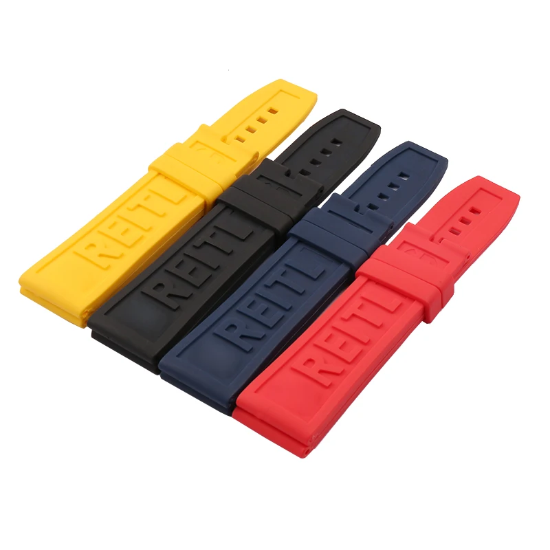 Watch accessories suitable for Breitling series 22 24mm pin buckle men's and women's watch straps