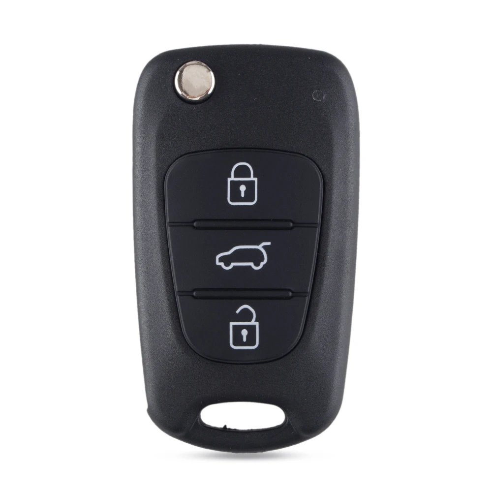 Автомобильный чехол KEYYOU с 3 кнопками и откидной крышкой для Hyundai Avante I30 IX35 Kia K2 K5