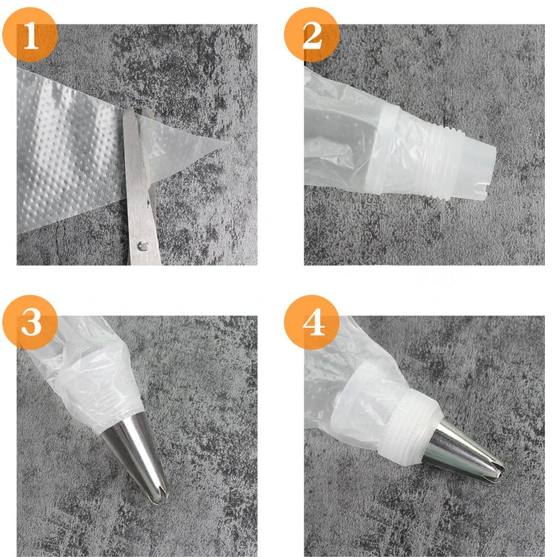 100 шт. одноразовый мешок для теста глазурь кондитерский крема торта Кондитерские