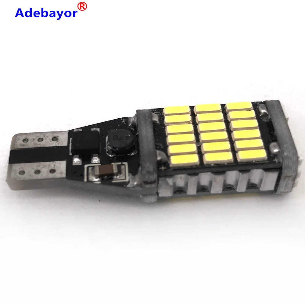 2 шт. автомобильные ксеноновые светодиодные лампы T15 W16W 921 45 SMD 4014|Сигнальная лампа|