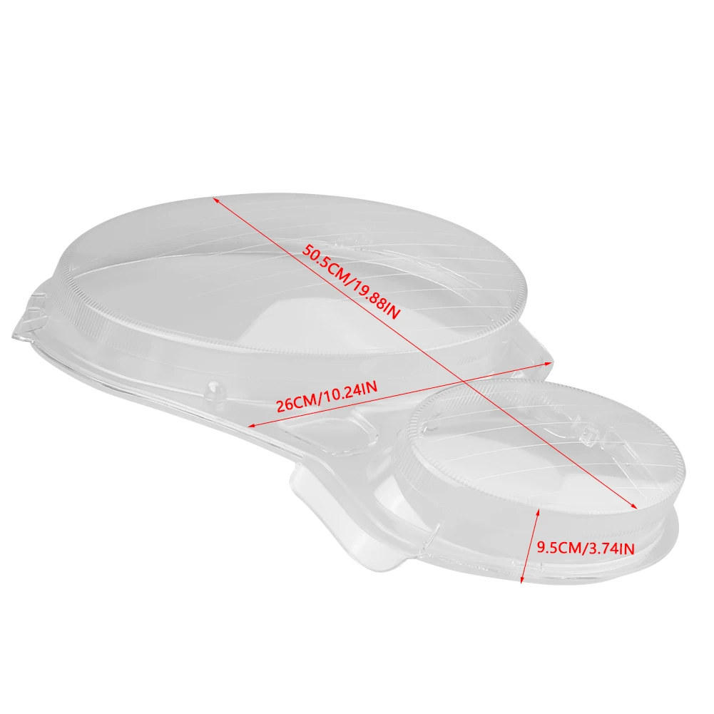 

Headlight Cover One Pair Of Headlight Clear Len Replacement Cover For Benz W211 E350/300/200 2002-2008 Headlight From Scratching
