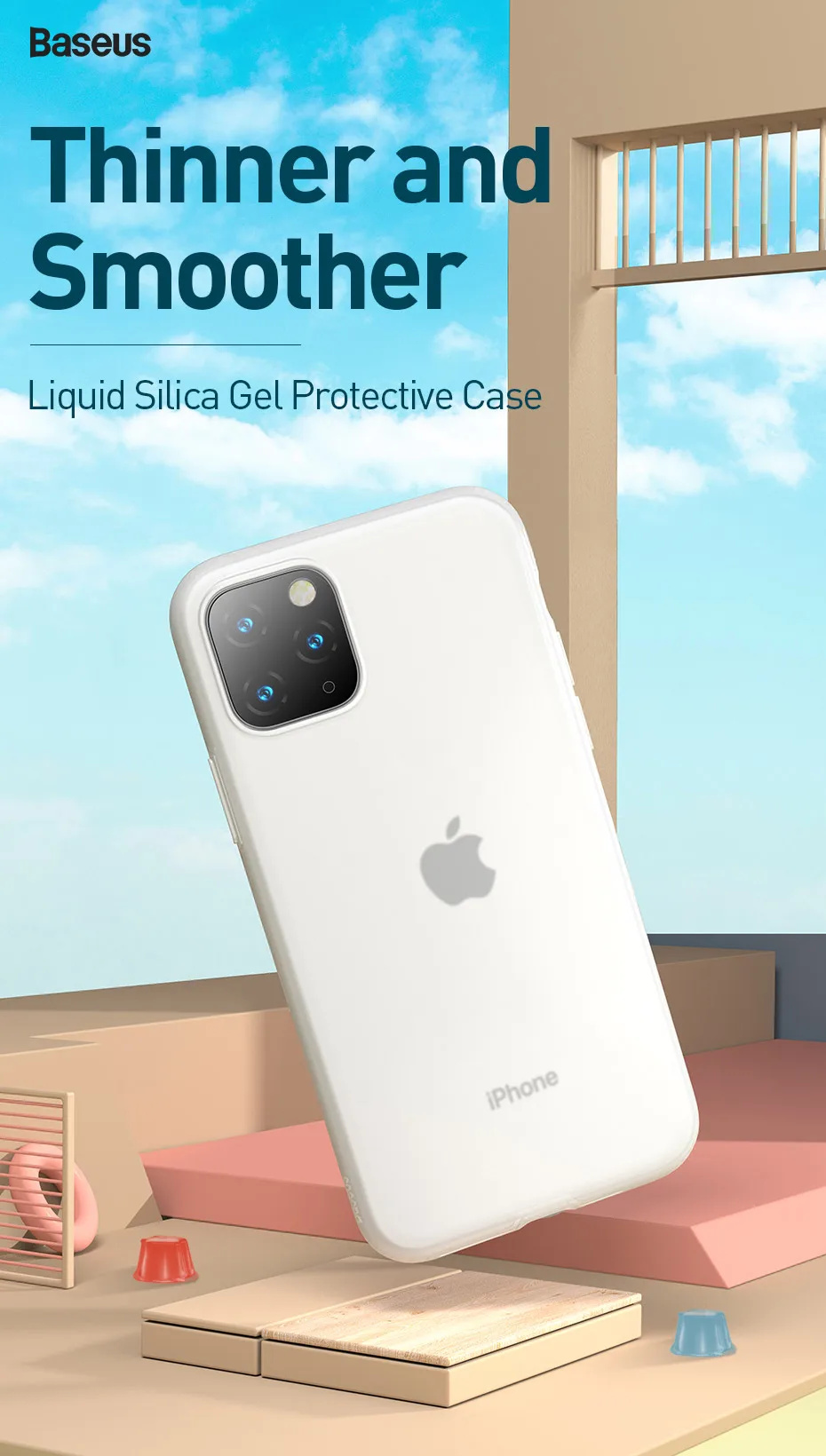 Baseus жидкий силиконовый чехол для iPhone 11, мягкий гелевый Чехол для телефона для iPhone 11pro 11pro Max, чехол для телефона, защитный чехол для телефона