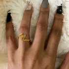 Индивидуальные индивидуальные Регулируемые кольца из нержавеющей стали различных стилей женские обручальные кольца уникальные ювелирные изделия для влюбленных подарок