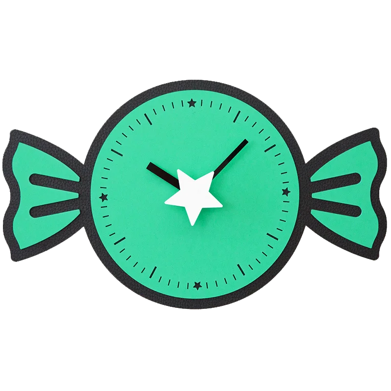 Современные Мультяшные детские настенные часы милые Креативные конфетные для