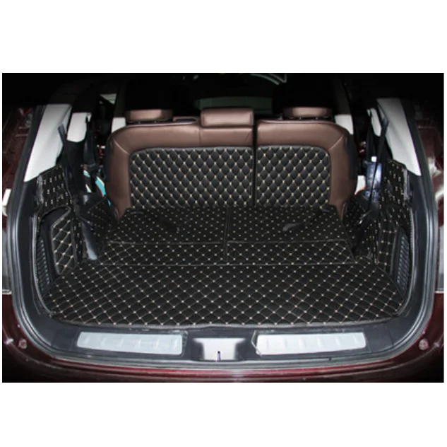 

Высшее качество! Специальные коврики для багажника для Nissan Pathfinder на 7 мест 2016, водонепроницаемые коврики для сапог для Pathfinder 2017-2013