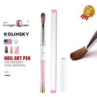 kolinsky 100 natural uv gel nail art drawing acrylic extension for manicure professional brushes painting professionals pen