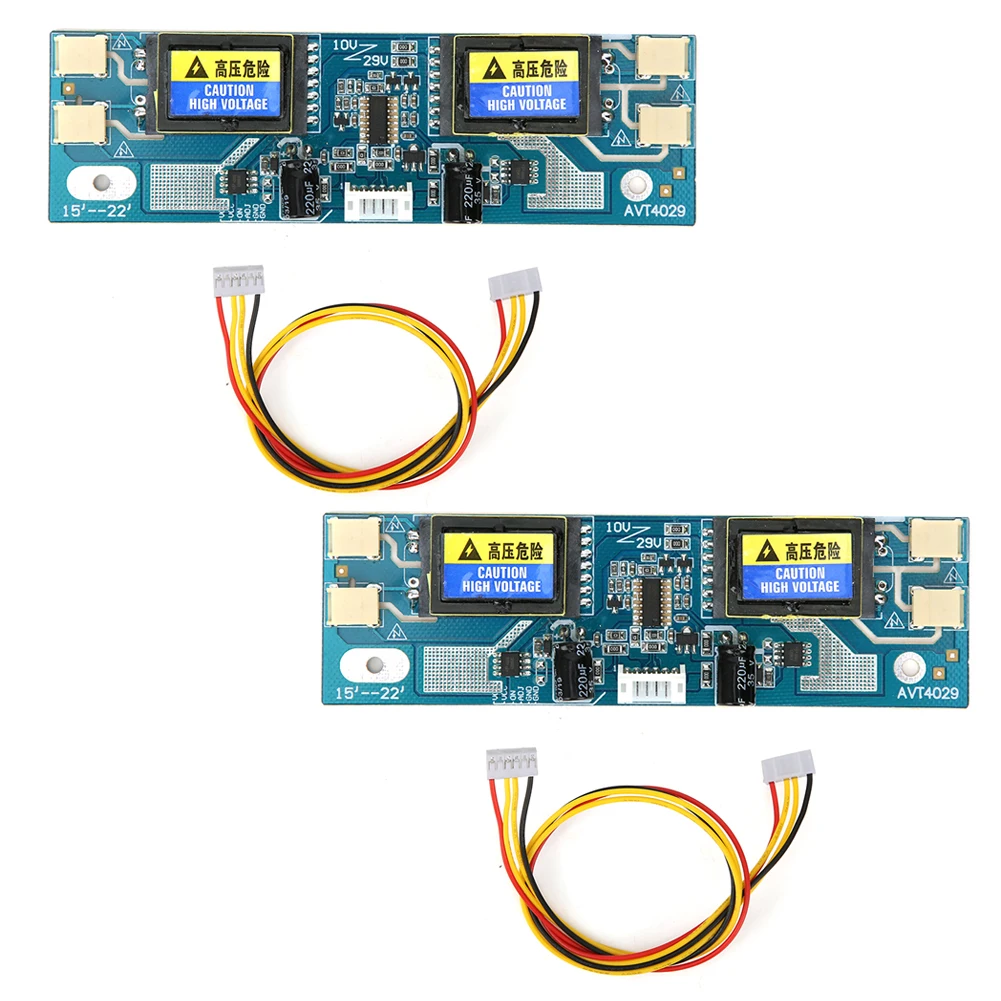 

2PCS AVT‑4029 Universal 4 Light Inverter Board Support 15‑22 Inch LCD Display Screen