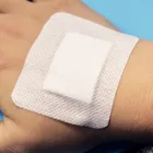 10 шт.лот, 10x10 см, большие размеры, рана, белая лента, клейкая лента для помощи детям, медицинская помощь, повязка для оказания экстренной помощи