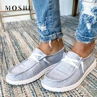 2021 women flats summer casual shoes female breathable slip on loafers canvas sneakers fashion mocassin femme plus size