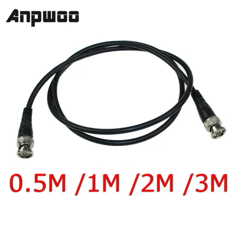ANPWOO 0 5 м/1 м/2 м/3 м BNC штекер к M/M RG59 камера видеонаблюдения коаксиальный кабель