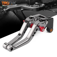 with logo monster for ducati monster 696 796 695 620 400 motorcycle brakes cnc short ajustable brake clutch levers