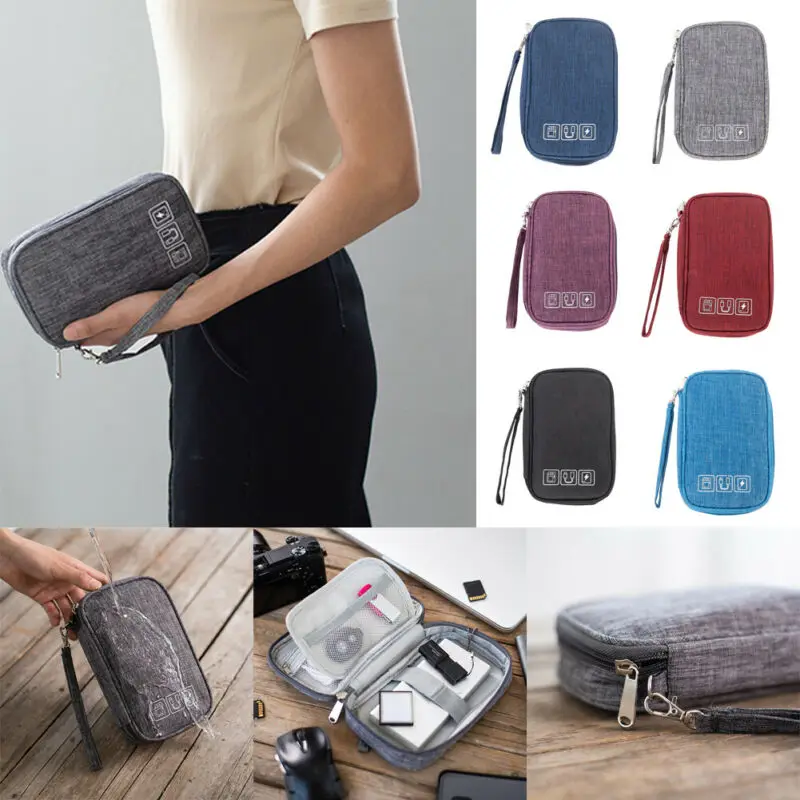 Водонепроницаемая дорожная сумка для хранения электроники Чехол Органайзер