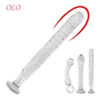 Анальная пробка OLO, хрустальный стеклянный фаллоимитатор, интимные игрушки для женщин для взрослых и мужчин, имитация пениса, интимные товары для женской мастурбации
