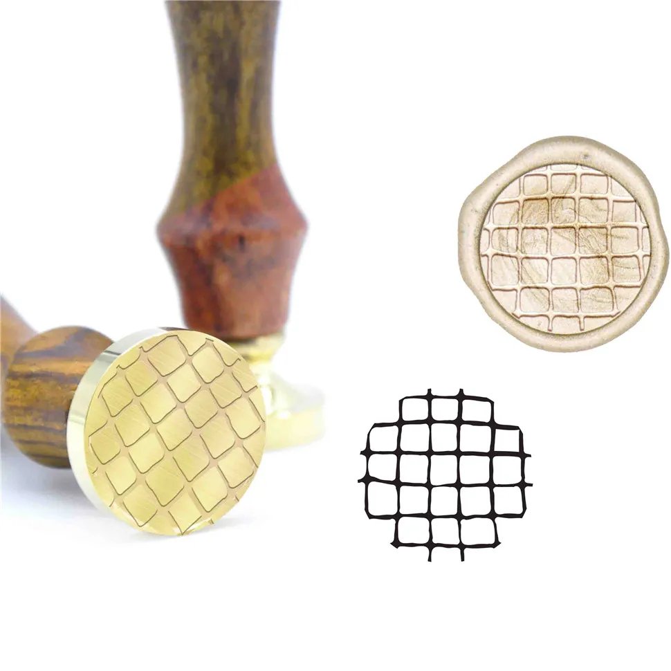 Узор с цветком лотоса Набор восковых печатей B48 Пользовательские Начальная