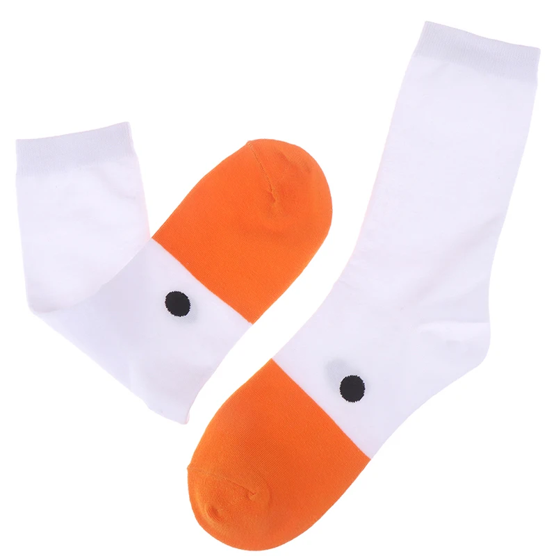 1 пара креативных носков с гусиной головой милые спортивные хлопковые носки