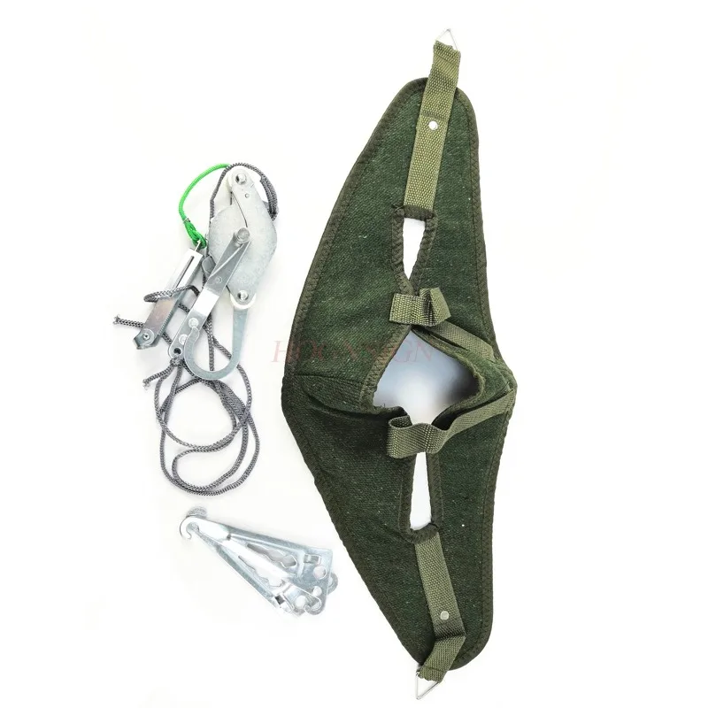 neck traction Green Canvas Cervical Traction Belt Sling Tractor Stretch Chair Thickening Hood Neck Care Tool Home Medical