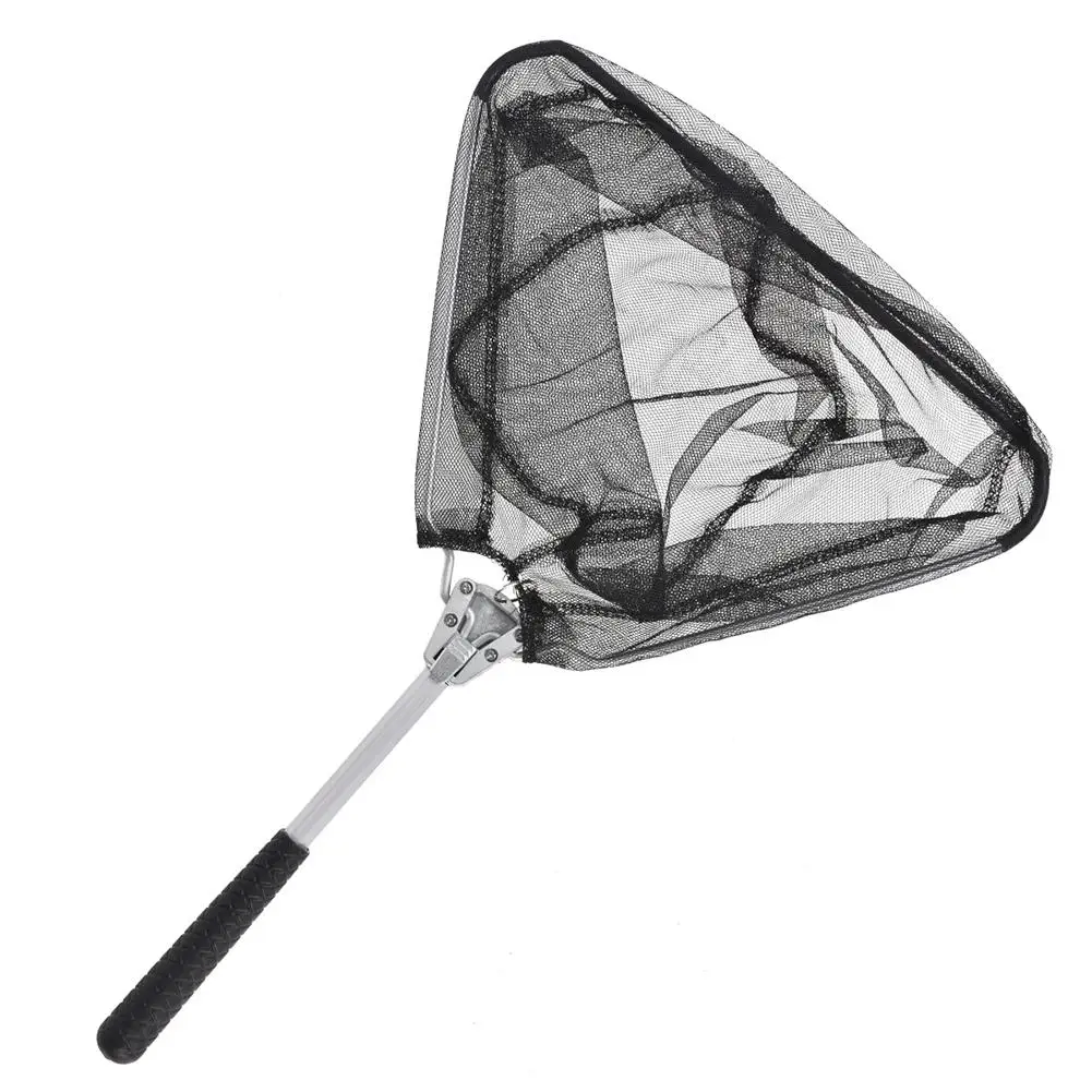 

Fishing Folding Aluminum Handle Retractable Fishing Landing Net Foldable Extending Pole Fishing Tool For Fly Fish Accessories