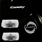 JURUS 2 шт. светодиодный проектор логотипа двери автомобиля светильник Toyota Camry логотип 07-21Years 6000K привидение тени лампы автомобильные аксессуары