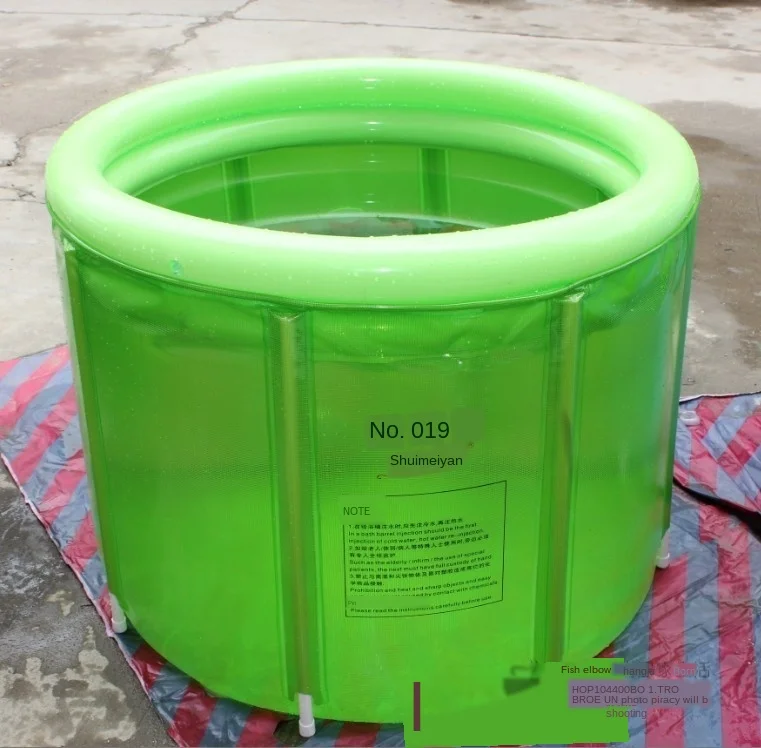 Портативная ванна для замачивания Золотая двойная надувная большой взрослый