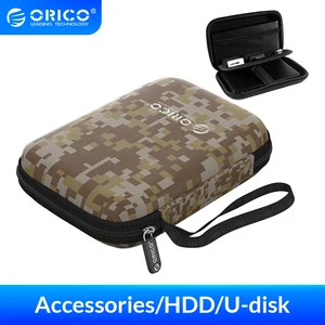 Сумка для жесткого диска ORICO 2,5 дюйма, компактный чехол для ноутбука, USB-чехол, сумка для внешнего жесткого диска для WD SeagateSamsung SSD Box