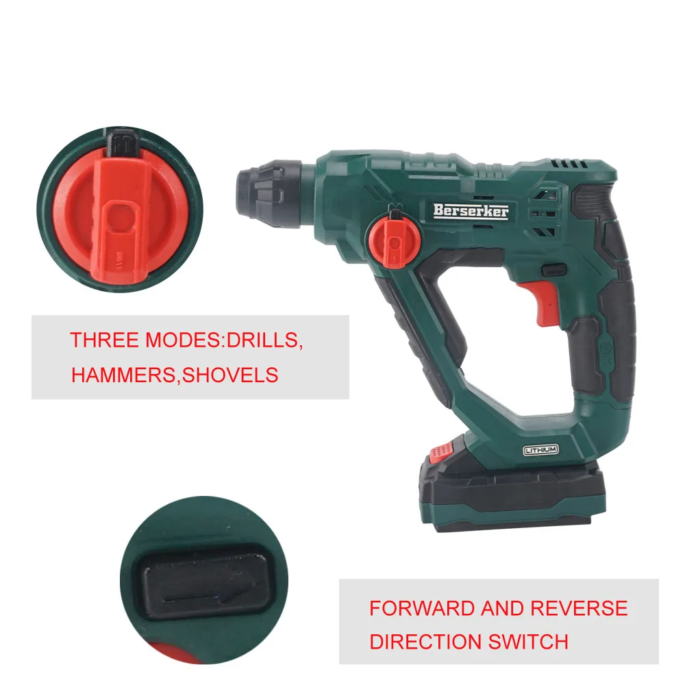 AMYAMY аккумуляторная электрическая Ударная дрель с литий-ионным аккумулятором 18 в