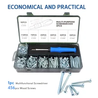 multi purpose screwdr screw kit for different sizes wood timber artificial boards plasterboard gyprock drywall sheeting