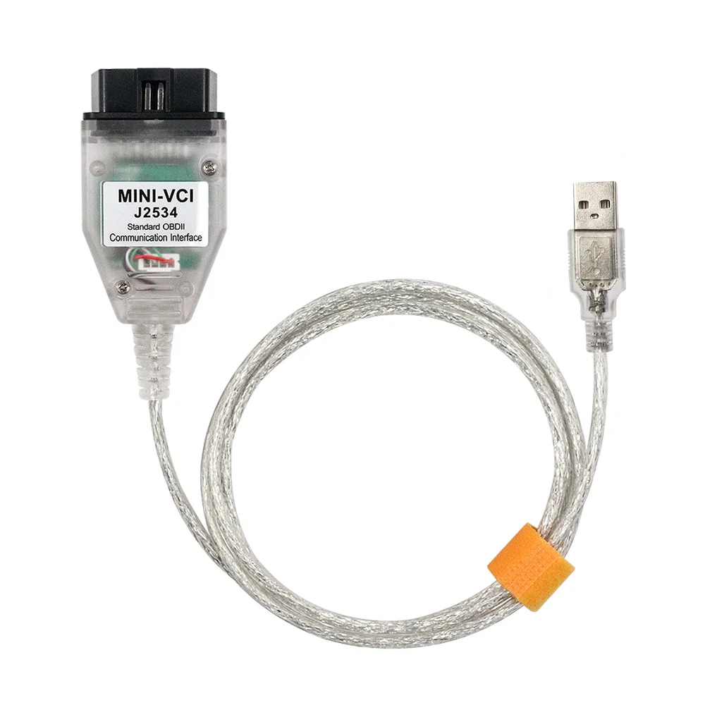 Кабель для диагностики OBD2 USB-кабель с интерфейсом V15.00.028 MINI VCI TOYOTA TIS Techstream FT232RL Chip